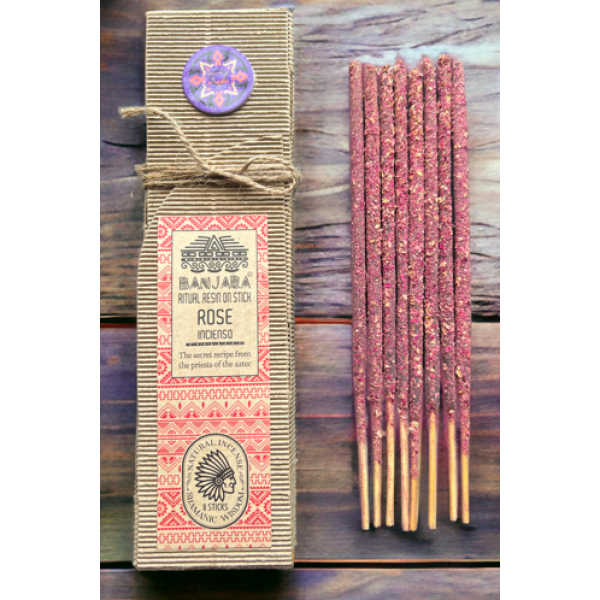 Incense Sticks Banjara Ritual Resin on Stick ROSE